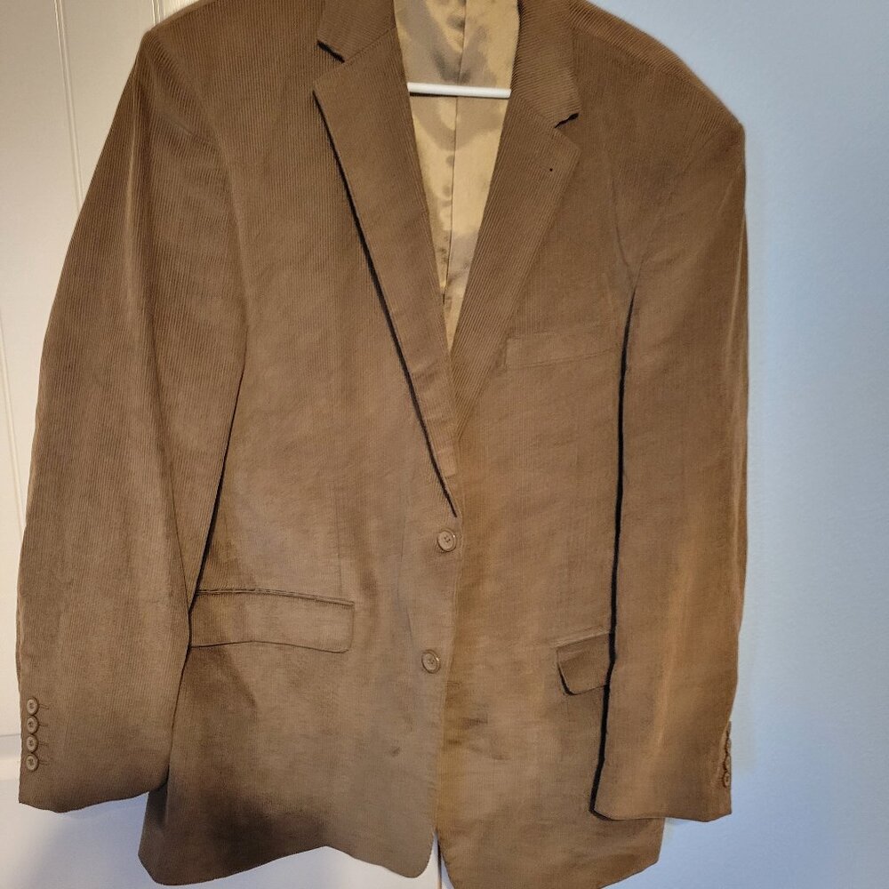 Hunt Rowe Textured Corduroy Sport Coat Blazer Jacket